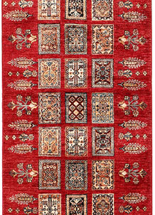 Red Kazak 2' 7 x 6' 8 - SKU 74051